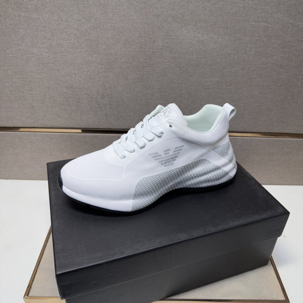 Emporio Armani Men's Textured Panel Sneakers