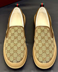 Gucci Patterned Slip-On Shoes