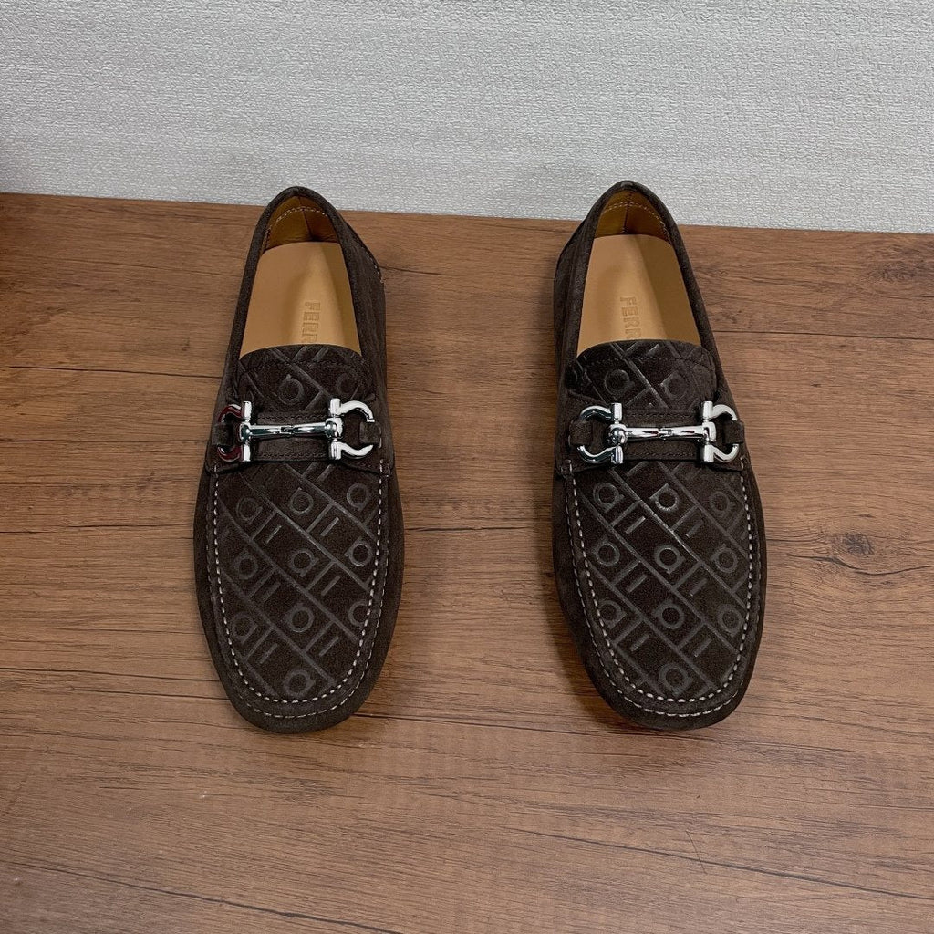 Ferragamo Horsebit Driving Shoes