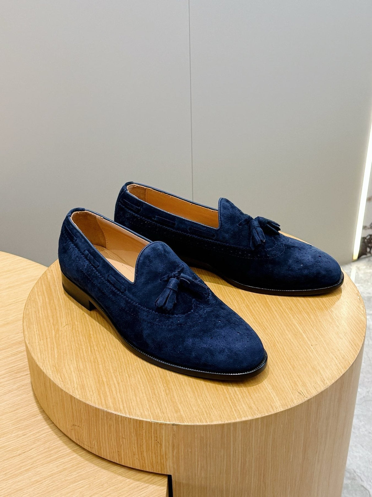 Loro Piana Suede-Look Tassel Loafers