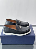 Dior Men's Textured Slip-On Loafers