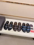 Valentino Men's V-Detail Slide Sandals