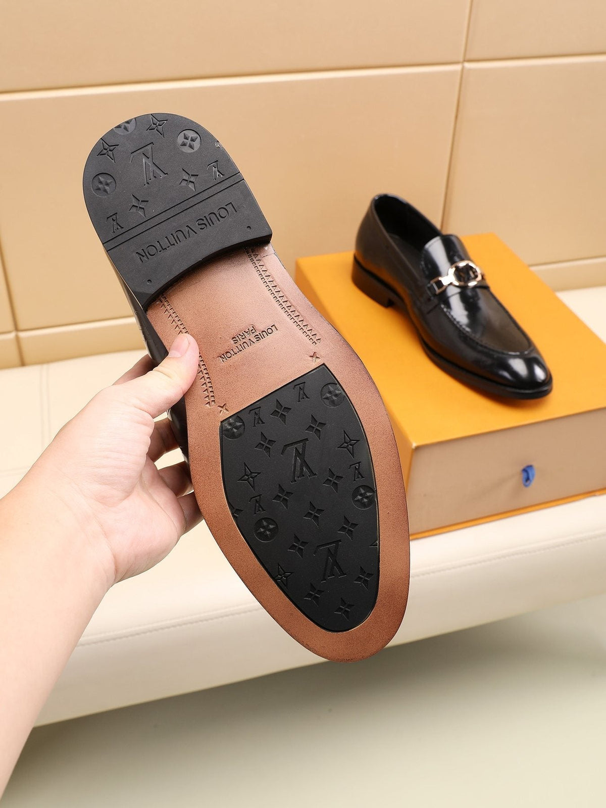 Louis Vuitton Embossed Bit Loafers
