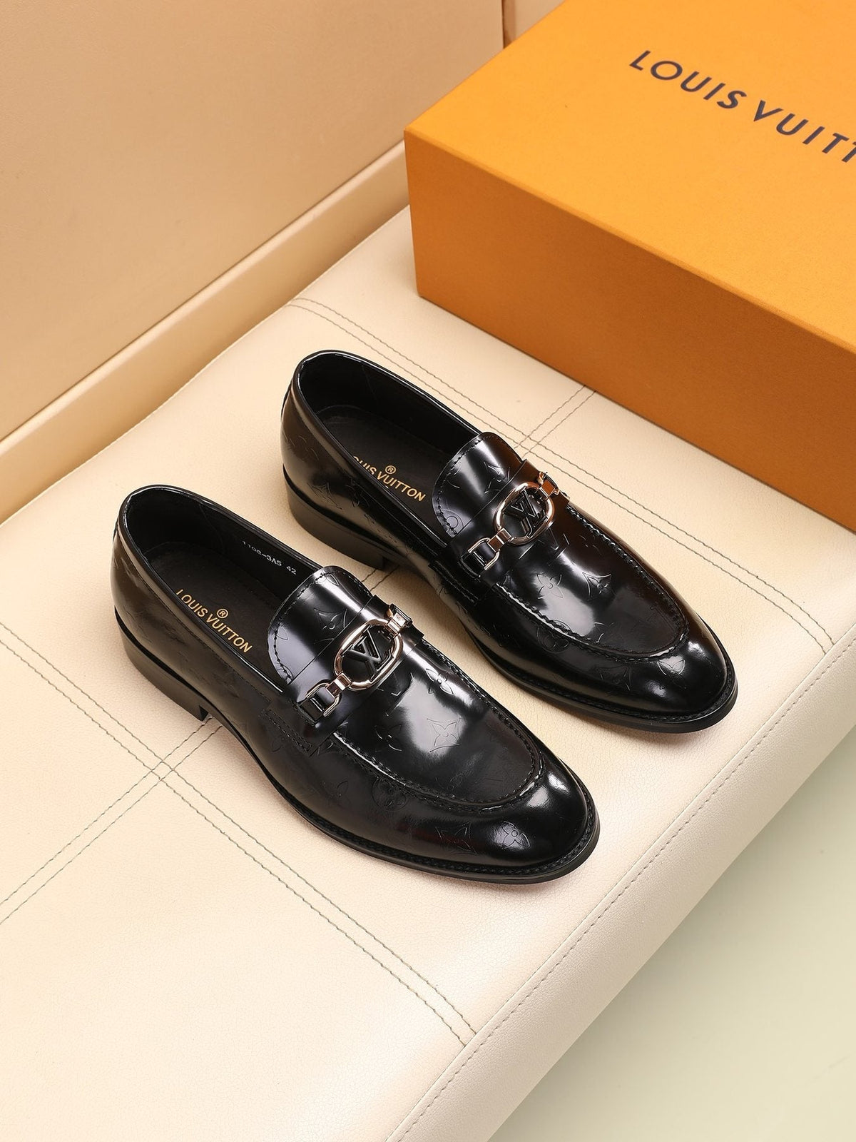 Louis Vuitton Embossed Bit Loafers