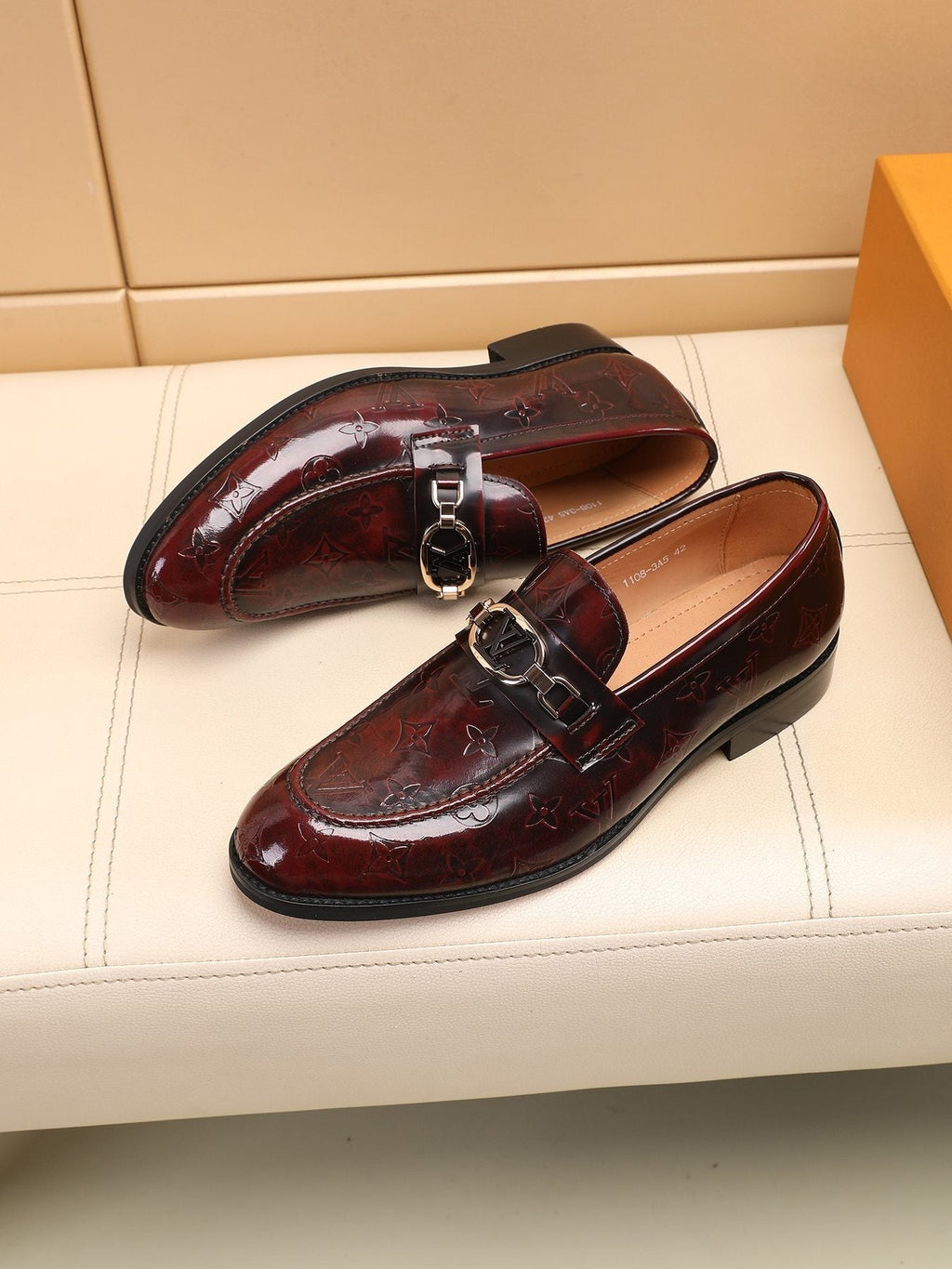 Louis Vuitton Embossed Bit Loafers