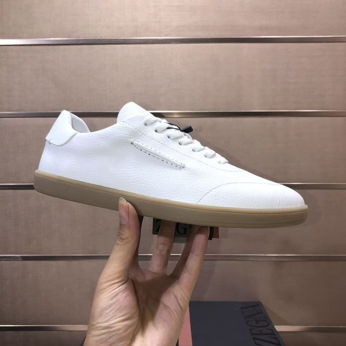 Zegna 232 Suede Low-Top Sneakers