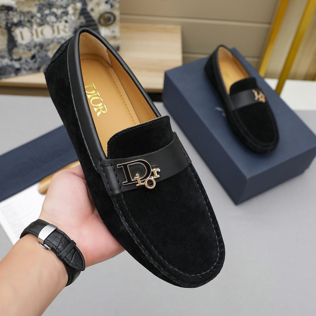 Dior Metal Hardware Loafers
