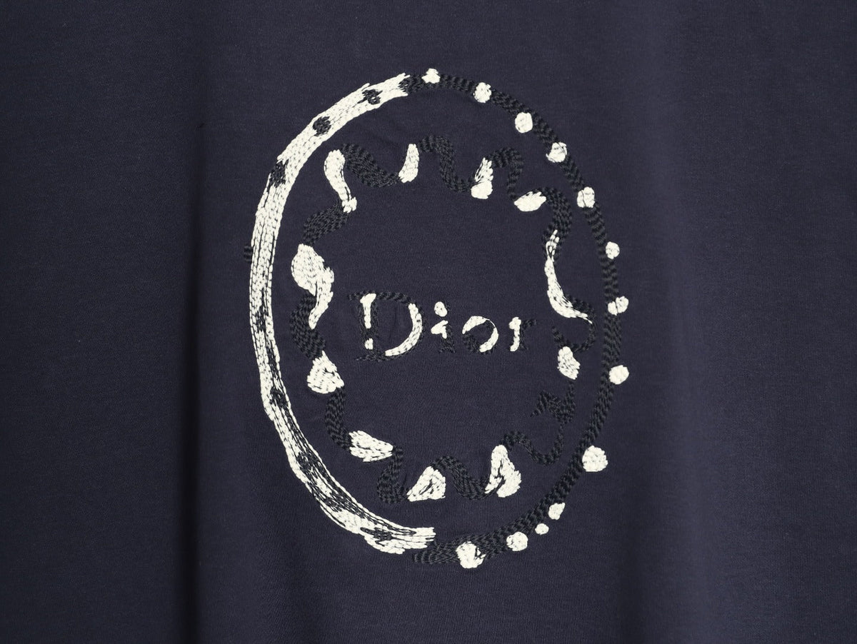 Dior CD Medallion Graphic T-Shirt - Dark Navy