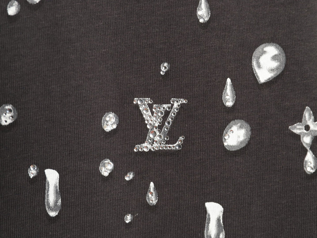 Louis Vuitton Scattered Monogram-Style Graphic T-Shirt - Dark Charcoal